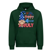 Forest Green happy 4th of july gnome Urban Hoodie - HRA Design Shop