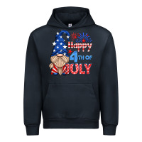 Navy happy 4th of july gnome Urban Hoodie - HRA Design Shop
