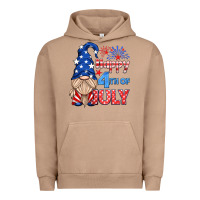 Pigment Burro happy 4th of july gnome Urban Hoodie - HRA Design Shop