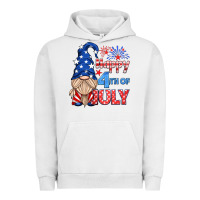 Pigment Lunar Rock happy 4th of july gnome Urban Hoodie - HRA Design Shop
