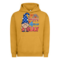 Pigment Peanut Butter happy 4th of july gnome Urban Hoodie - HRA Design Shop