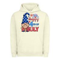Pigment Pistachio happy 4th of july gnome Urban Hoodie - HRA Design Shop