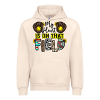 Sandshell my heart is on that field Urban Hoodie - CowhideDigitalArt