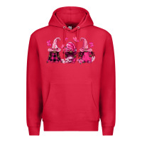 Cardinal breast cancer afro gnomies Premium Hoodie - FaDigitalArtStudio