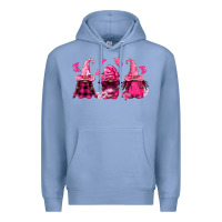 Colony Blue breast cancer afro gnomies Premium Hoodie - FaDigitalArtStudio