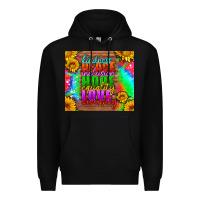 Black kindness peace inclusion hope equality love diversity Premium Hoodie - HRA Design Shop