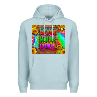 Blue Mist kindness peace inclusion hope equality love diversity Premium Hoodie - HRA Design Shop