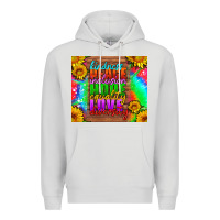 Dove Grey kindness peace inclusion hope equality love diversity Premium Hoodie - HRA Design Shop