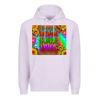 Lilac kindness peace inclusion hope equality love diversity Premium Hoodie - HRA Design Shop
