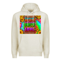 Oatmeal Heather kindness peace inclusion hope equality love diversity Premium Hoodie - HRA Design Shop