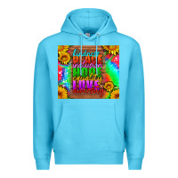 Ocean Blue kindness peace inclusion hope equality love diversity Premium Hoodie - HRA Design Shop