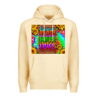 Pina Colada kindness peace inclusion hope equality love diversity Premium Hoodie - HRA Design Shop