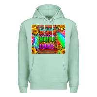 Seafoam kindness peace inclusion hope equality love diversity Premium Hoodie - HRA Design Shop
