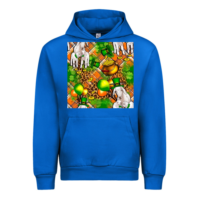 St Patricks  Goat Family With Balloons Seamless Urban Hoodie by FaDigitalArtStudio | Teevron