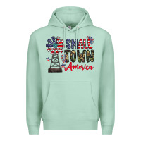 Seafoam small town america Premium Hoodie - CowhideDigitalArt