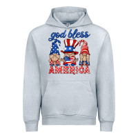Heather Grey god bless america gnome Urban Hoodie - HRA Design Shop