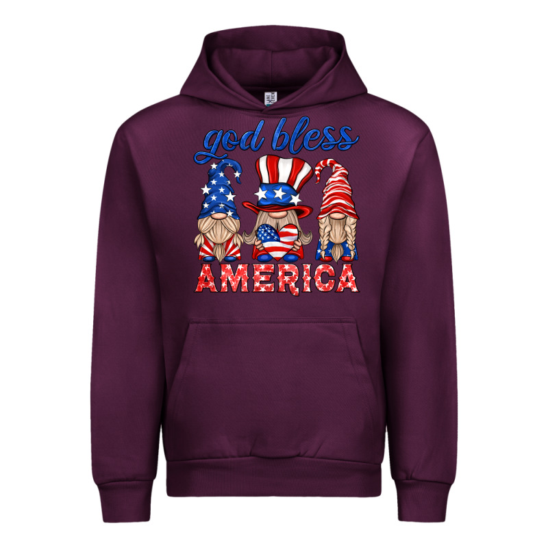 God Bless America Gnome Urban Hoodie by HRA Design Shop | Teevron