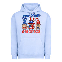 Pigment Grape Ice god bless america gnome Urban Hoodie - HRA Design Shop