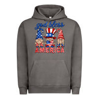 Pigment Tornado god bless america gnome Urban Hoodie - HRA Design Shop