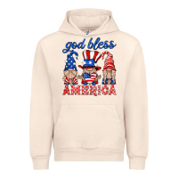 Sandshell god bless america gnome Urban Hoodie - HRA Design Shop