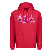 Cardinal breast cancer gnomies Premium Hoodie - FaDigitalArtStudio
