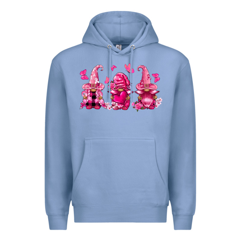 Breast Cancer Gnomies Premium Hoodie by FaDigitalArtStudio | Teevron