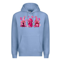 Colony Blue breast cancer gnomies Premium Hoodie - FaDigitalArtStudio