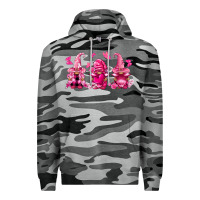 Slate Camo breast cancer gnomies Premium Hoodie - FaDigitalArtStudio