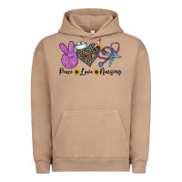 Pigment Burro peace love nursing Urban Hoodie - CowhideDigitalArt