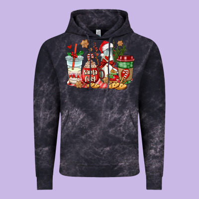Santa Fuel Coffee Cups Vintage Hoodie Designed By Adodesignshop