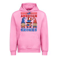 Fuchsia Pink all american gnomes Urban Hoodie - HRA Design Shop