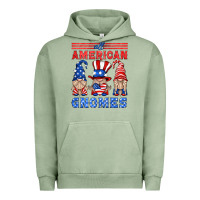 Pigment Oil Green all american gnomes Urban Hoodie - HRA Design Shop