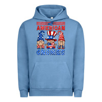 Pigment Pebble Blue all american gnomes Urban Hoodie - HRA Design Shop