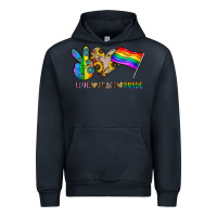 Navy peace love pride Urban Hoodie - CowhideDigitalArt