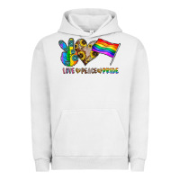 Pigment Lunar Rock peace love pride Urban Hoodie - CowhideDigitalArt