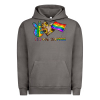 Pigment Tornado peace love pride Urban Hoodie - CowhideDigitalArt
