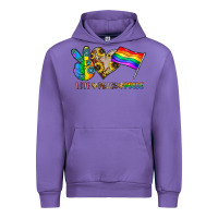 Tulip peace love pride Urban Hoodie - CowhideDigitalArt