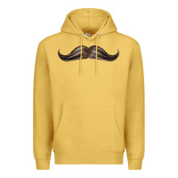 Antique Gold brown moustache fa element Premium Hoodie - FaDigitalArtStudio