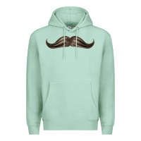Seafoam brown moustache fa element Premium Hoodie - FaDigitalArtStudio