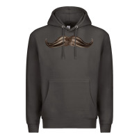 Smoke brown moustache fa element Premium Hoodie - FaDigitalArtStudio
