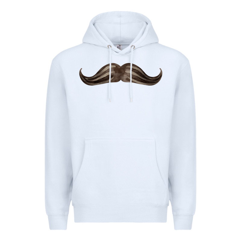 Brown Moustache Fa Element Premium Hoodie by FaDigitalArtStudio | Teevron