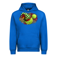 Cobalt Tennis Christmas With Racket And Hat Urban Hoodie - FaDigitalArtStudio