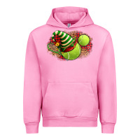 Fuchsia Pink Tennis Christmas With Racket And Hat Urban Hoodie - FaDigitalArtStudio
