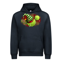 Navy Tennis Christmas With Racket And Hat Urban Hoodie - FaDigitalArtStudio