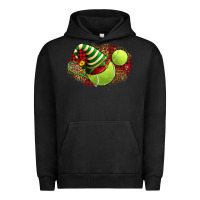 Pigment Black Tennis Christmas With Racket And Hat Urban Hoodie - FaDigitalArtStudio