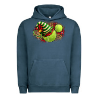 Pigment Midnight Navy Tennis Christmas With Racket And Hat Urban Hoodie - FaDigitalArtStudio