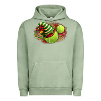Pigment Oil Green Tennis Christmas With Racket And Hat Urban Hoodie - FaDigitalArtStudio