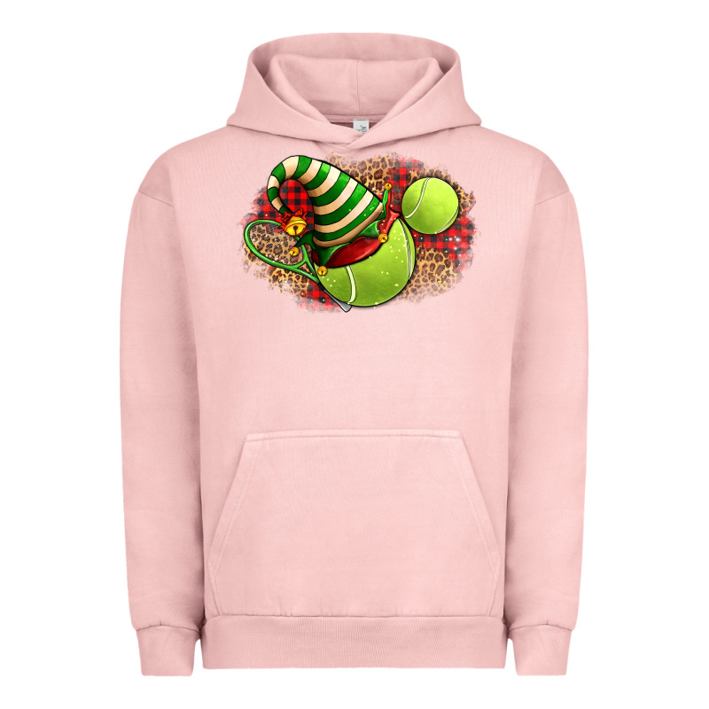 Tennis Christmas With Racket And Hat Urban Hoodie by FaDigitalArtStudio | Teevron