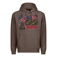 Coffee small town gail usa Premium Hoodie - CowhideDigitalArt