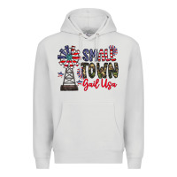 Dove Grey small town gail usa Premium Hoodie - CowhideDigitalArt